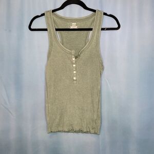 Aerie Super Soft Green Tank Top